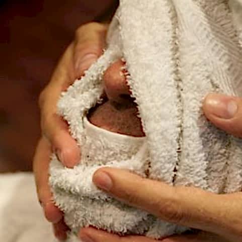 pas 5 ritual Tovallola freda aromatitzada