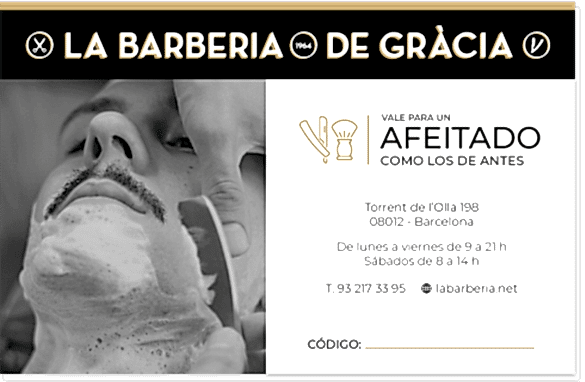 afeitado Vale para un afeitado como los de antes